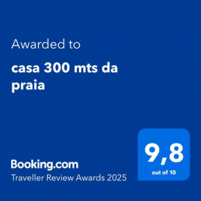 casa 300 mts da praia